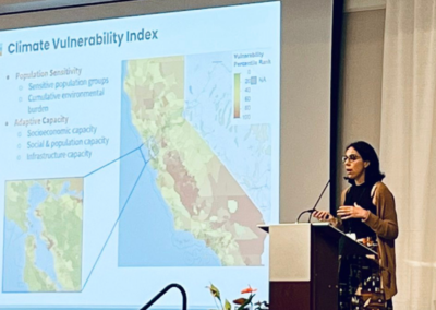 Dr. Yanelli Nunez at the international society for environmental epidemiology conference.